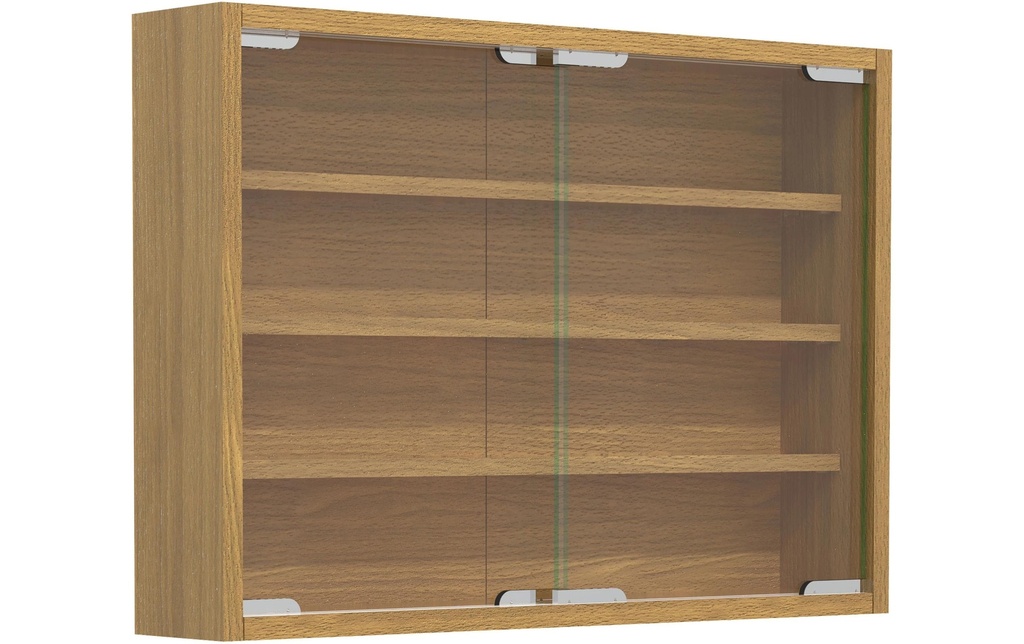 VCM Vitrine Agisa M 57 x 40 cm,  Hêtre