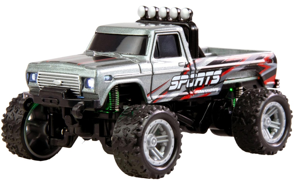 Amewi Monster Truck Le casting 1:64 RTR, Gris