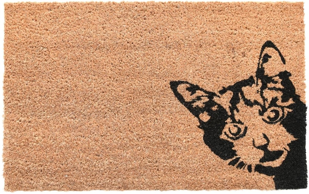 Esschert Design Tapis de sol Chat 40 cm x 60 cm