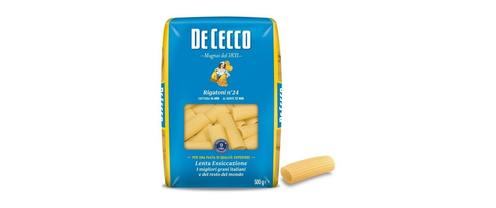 De Cecco Pâtes alimentaires Rigatoni Nr.24 500 g