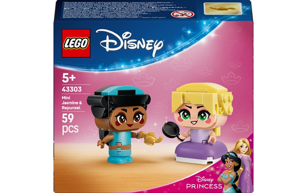 LEGO® Disney Princess Jasmine et Raiponce miniatures 43303