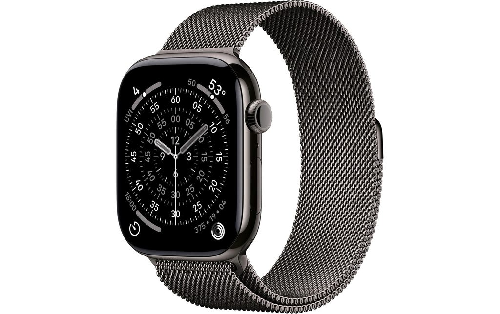 Apple Watch Series 11 46 mm LTE Slate Titanium Milanese Loop S/M