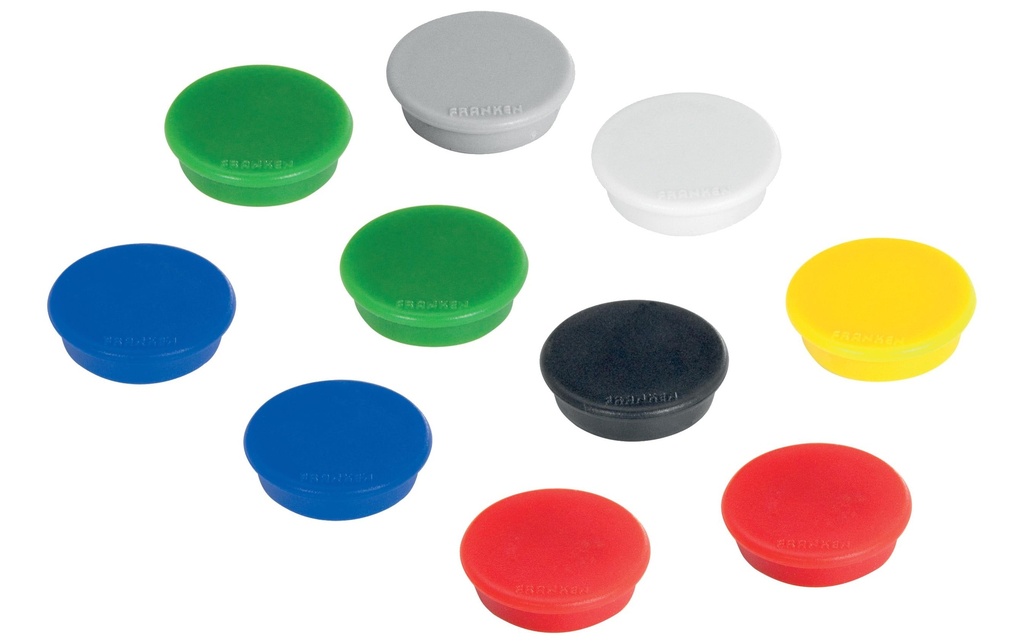 Franken Aimant Ø 13 mm, 10 Pièce/s, Assorti
