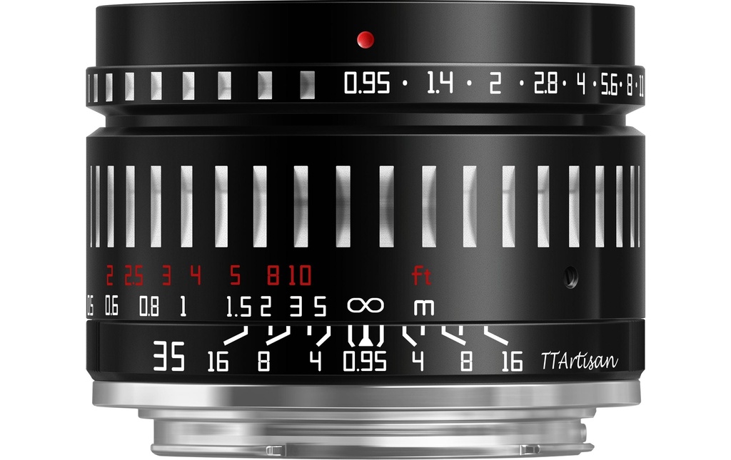 TTArtisan Longueur focale fixe APS-C 35mm F/0.95 – Sony E-Mount