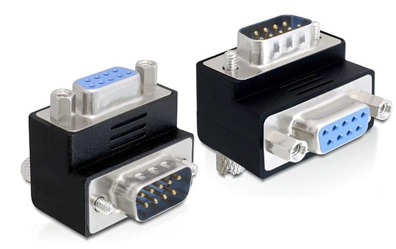 Delock Adaptateur d’angle DB9 RS-232, f 270°
