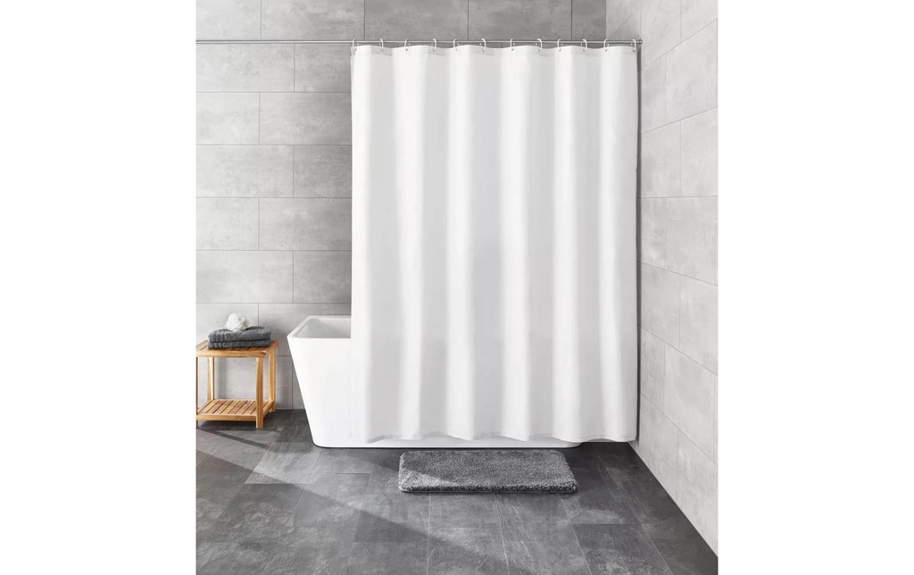 Kleine Wolke Rideau de douche Kito 120 x 200 cm, Blanc
