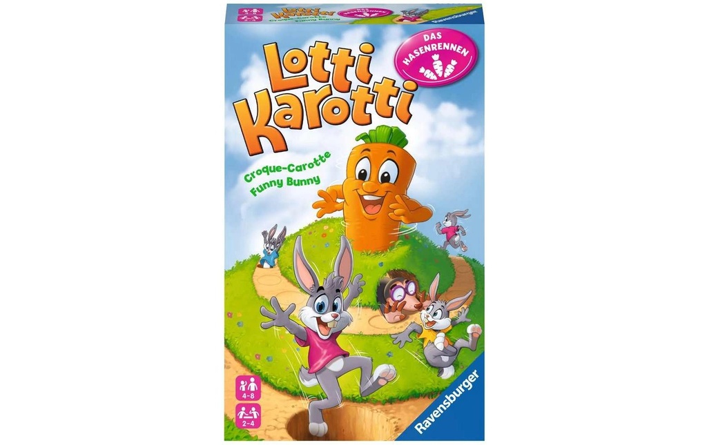 RAVENSBURGER Jeu Lotti Karotti course lapin