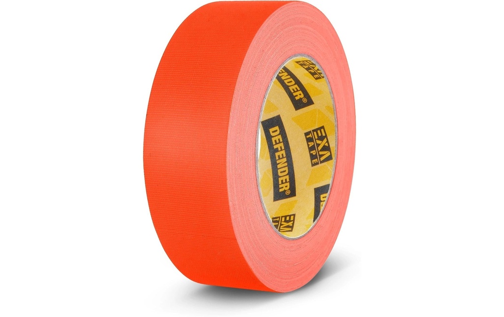 Defender Bande de tissu Exa-Tape 38 mm x 25 m, Orange fluo