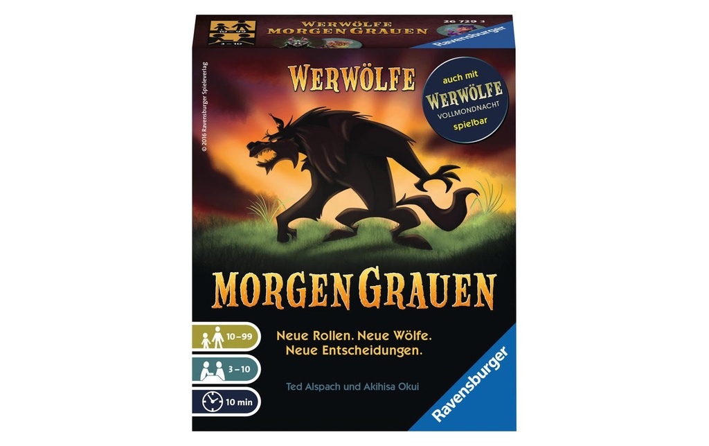 RAVENSBURGER Spiel Werwölfe Morgengrauen