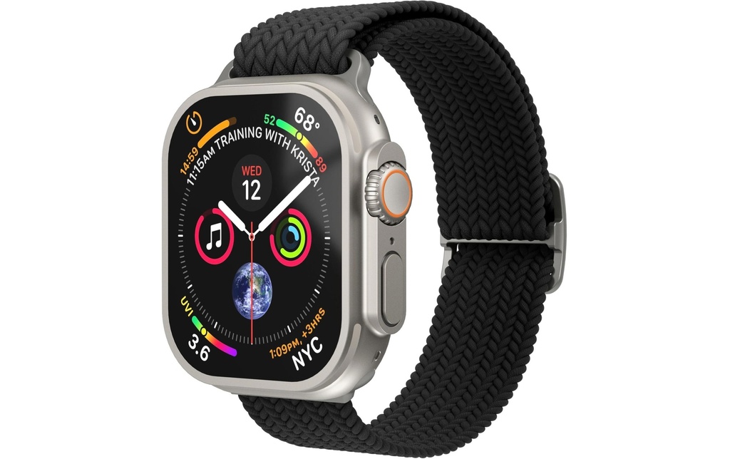 Vonmählen Bracelet Woven Loop Apple Watch 40/41/42 mm Black