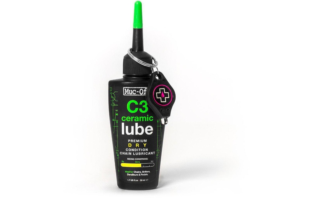 Muc-Off Huile de chaîne C3 Dry Ceramic Lube 50 ml