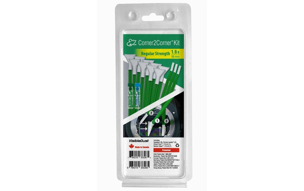Visible Dust EZ Corner2Corner Kit 1.6x épaisseur régulière