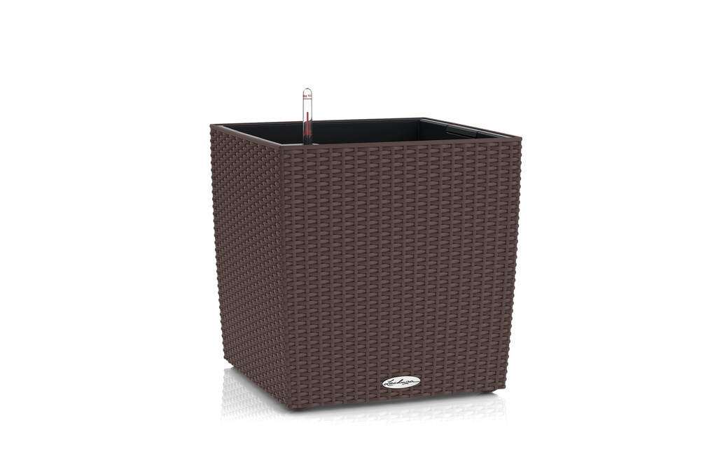 Lechuza Pot de fleur Cube Cottage 50 Marron