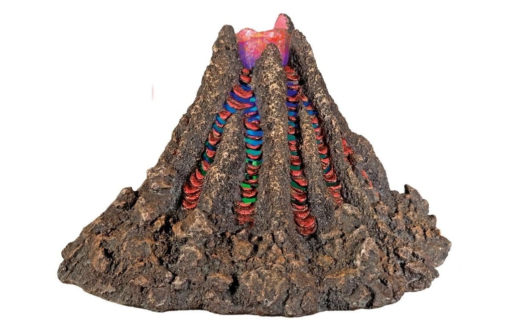 Nobby Aqua Ornaments Volcan avec LED 22.7 x 19.5 x 14.5 cm