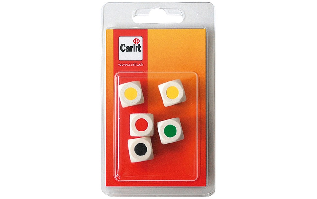 CARLIT Dés de couleur  5pces (5 pces)