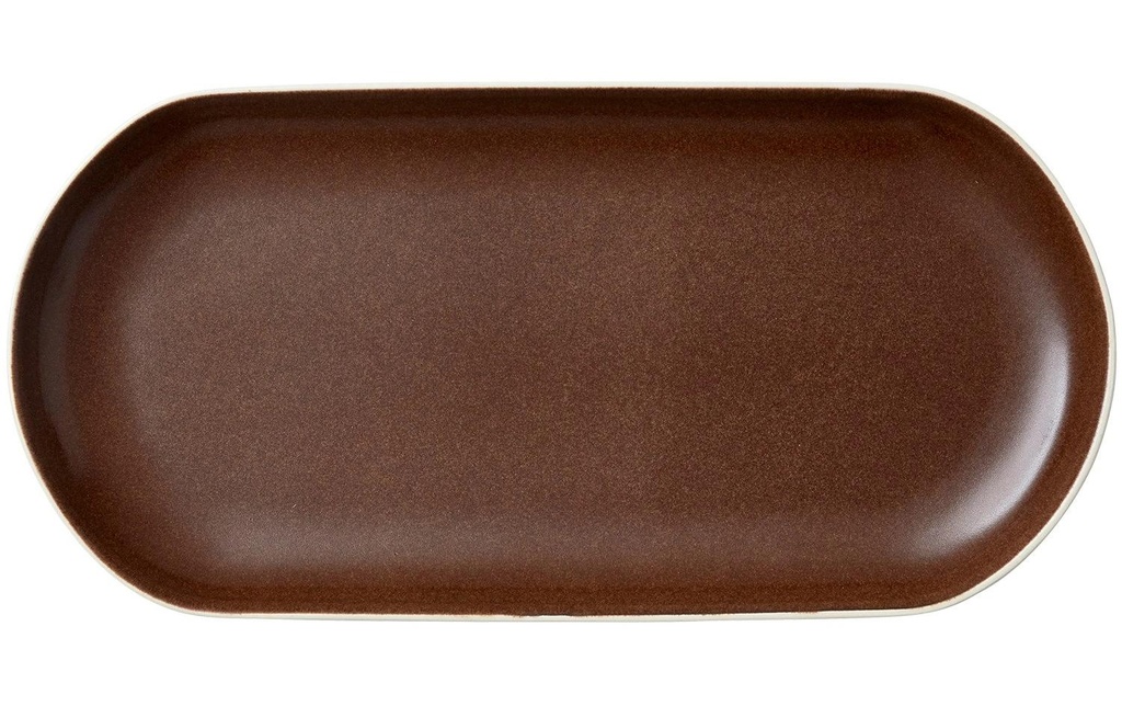 Studio Round Plateau de service North 2 pièces, Brun mat