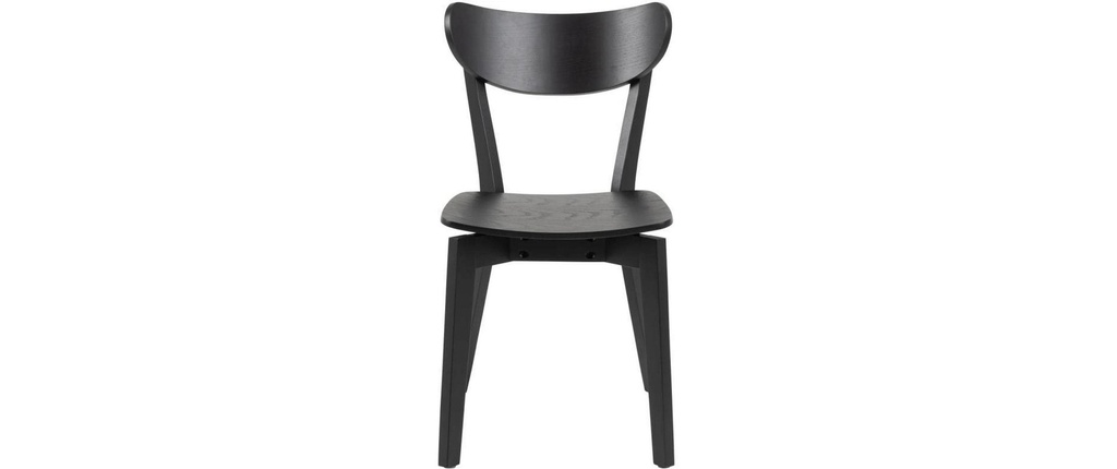 AC Design Chaise Roxby 2 pièces, Noir