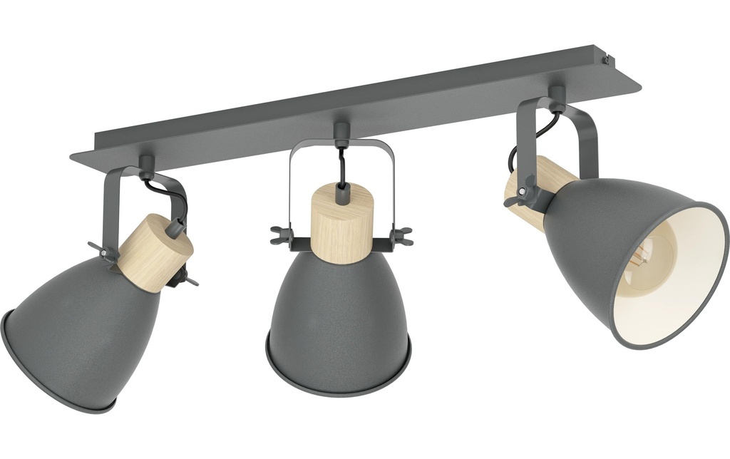 EGLO Leuchten Spot encastré Coswarth E27 Anthracite/crème-blanc