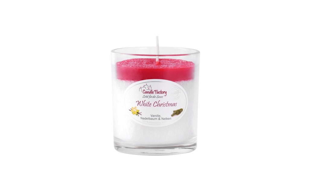 Candle Factory Bougie parfumée Party Light White Christmas