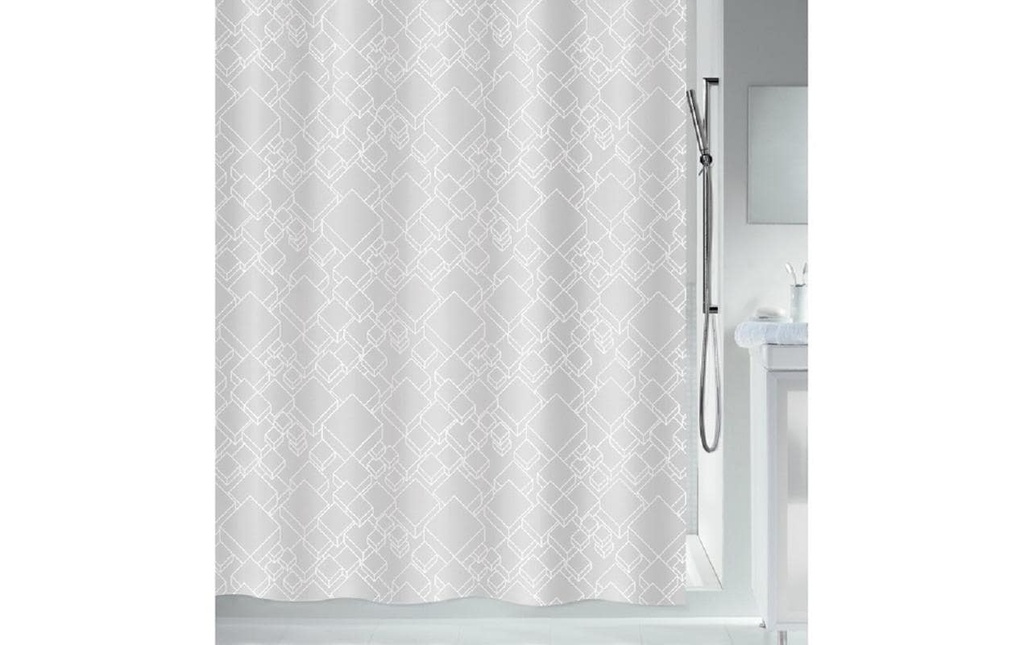 spirella Rideau de douche Peer 180 x 180 cm, Blanc