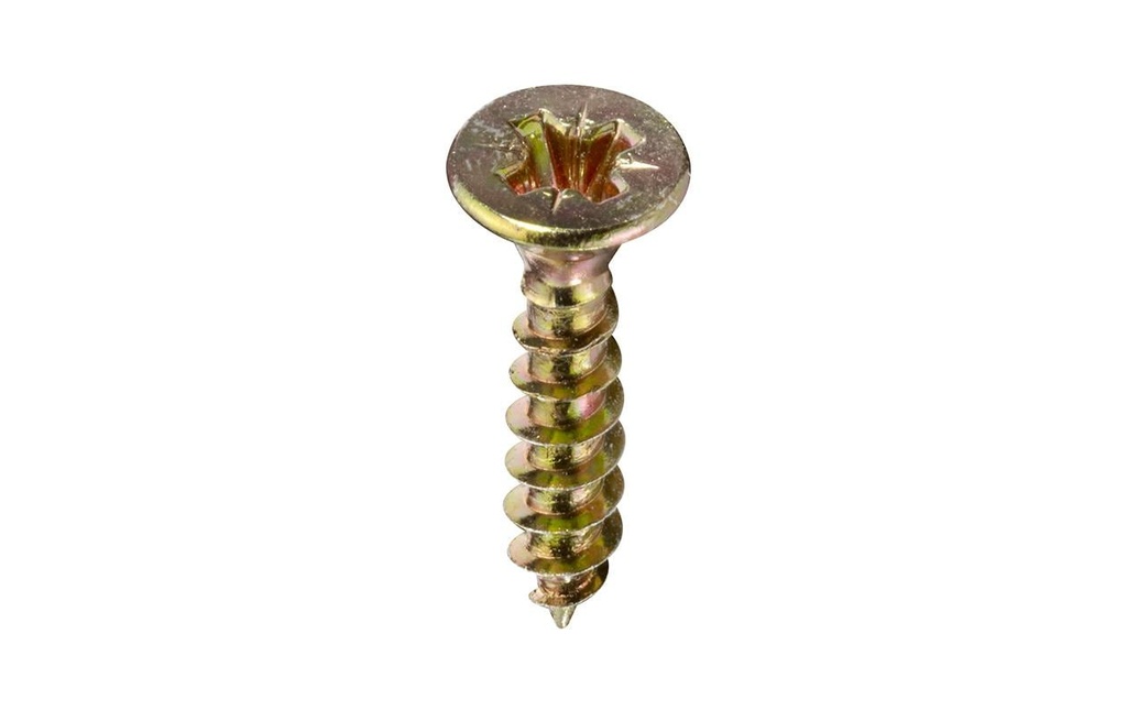 FTM Vis pour contreplaqué Tête fraisée 4 x 30 mm Acier, 16 pièces