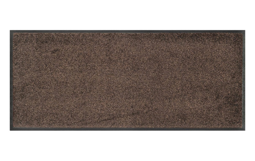 wash+dry Tapis de sol Taille des chaussures, 35 x 120 cm Brun marron