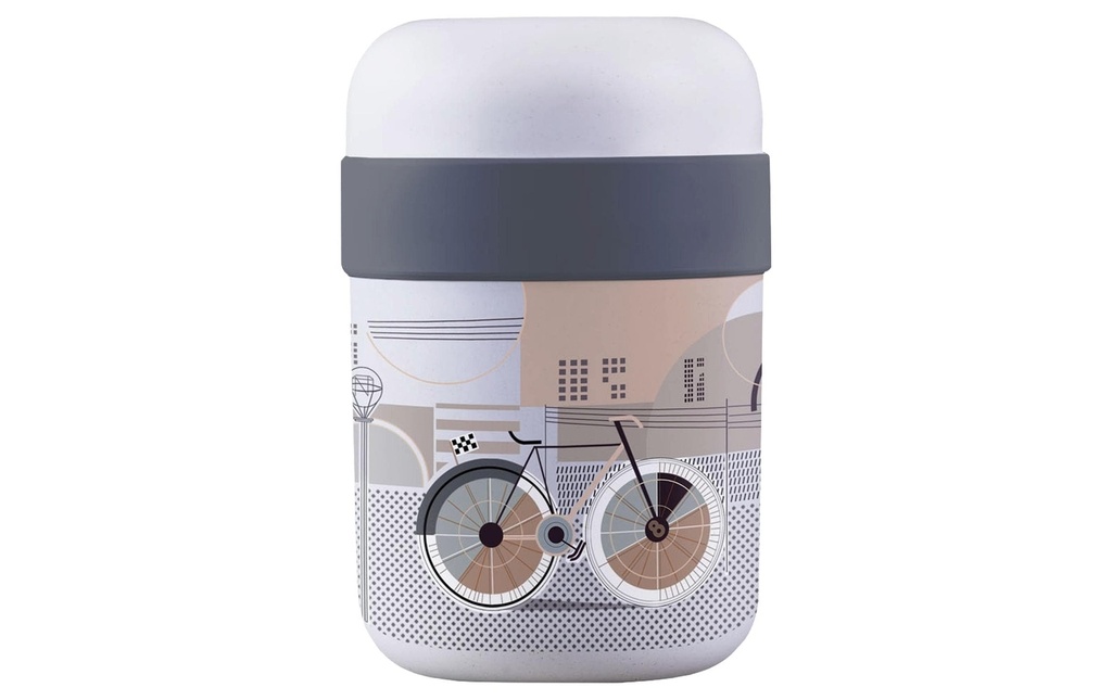 BioLoco Lunchpot Fiets Beige/Gris