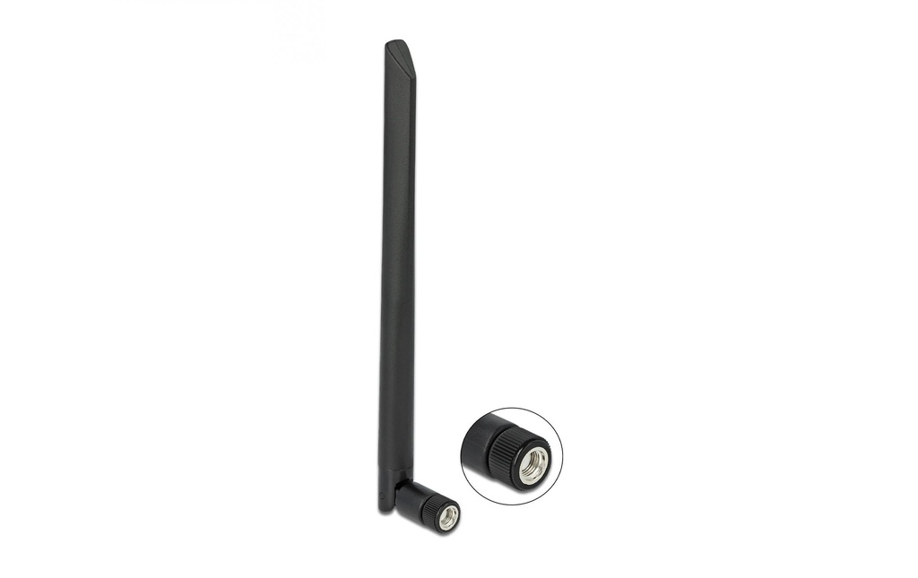 Delock Antenne Wi-Fi joint basculant, 20 cm RP-SMA 5 dBi Rayonnement omni directionnel