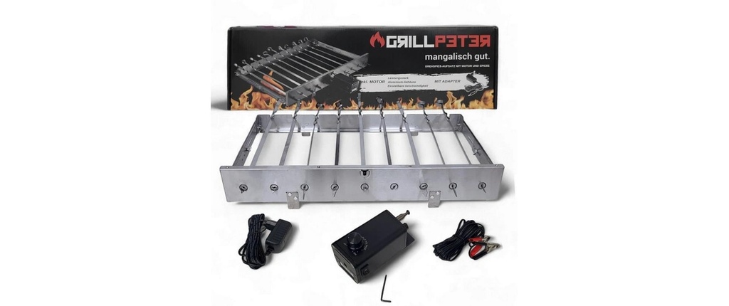 GRILLPETER Embout pour tournebroche 9 broches