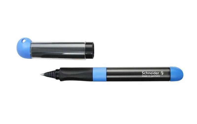 Schneider Stylo à bille roulante 4me 0.5 mm, Bleu, 10 pièces