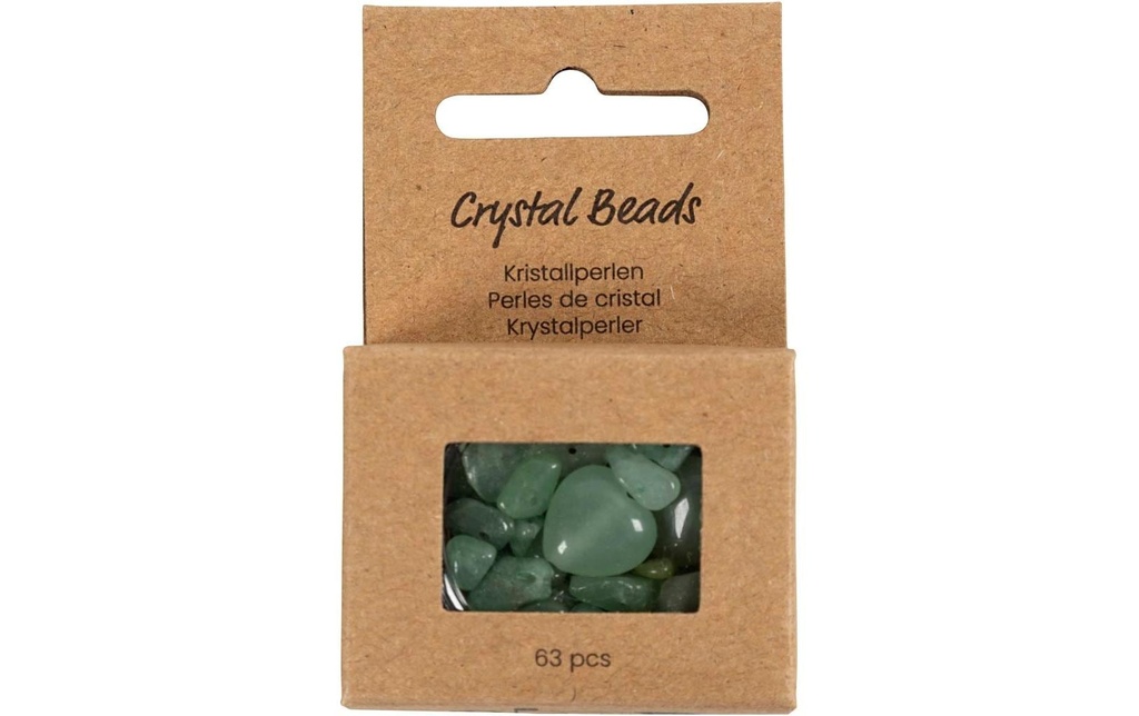 Creativ Company Kits de perles Perles de cristal Vert, 7-12 mm