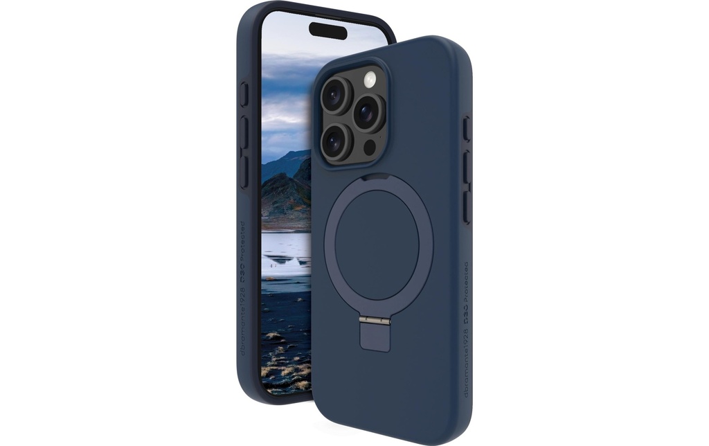 dbramante1928 Coque arrière Iceland Ultra D3O Kick iPhone 16 Pro Max Bleu