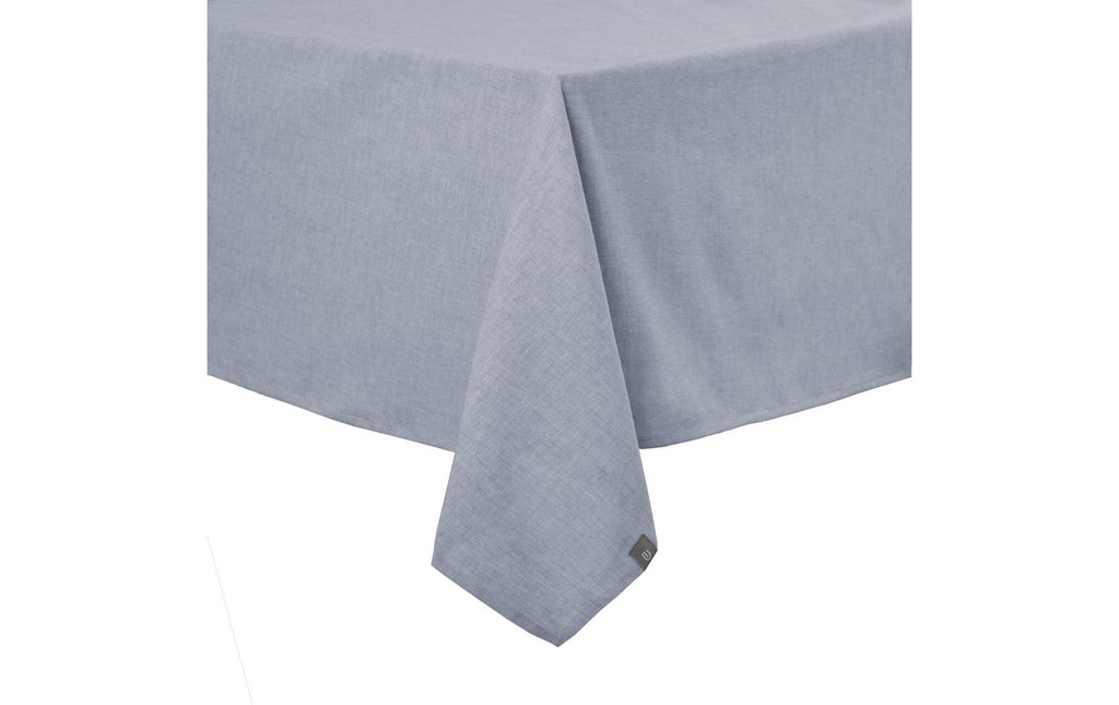 Urbanara Nappe Tolosa, 140 cm x 200 cm, bleu denim