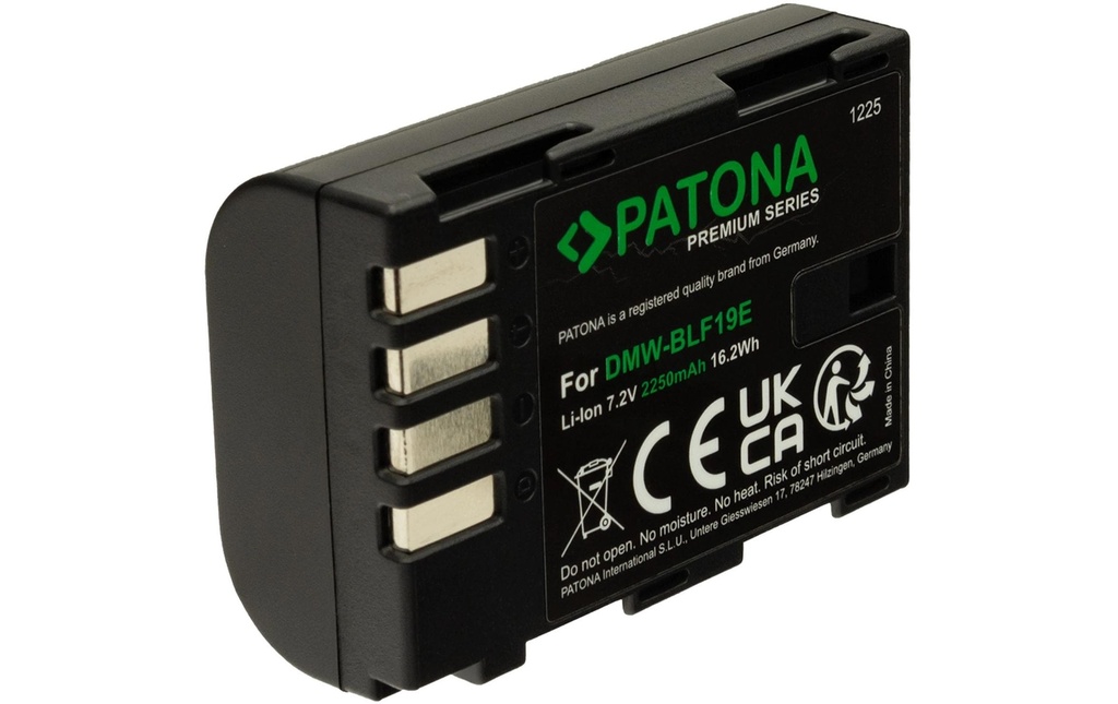 Patona Batterie pour Appareils photo numérique DMW-BLF19E