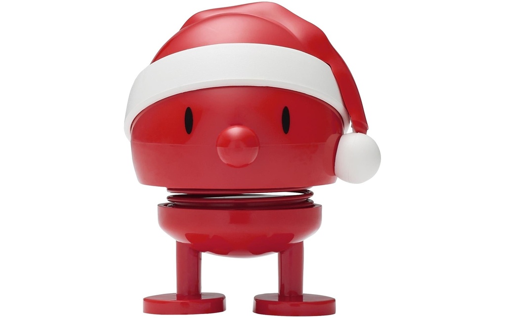 Hoptimist Installateur Bumble Santa S 7.2 cm, Rouge/Blanc