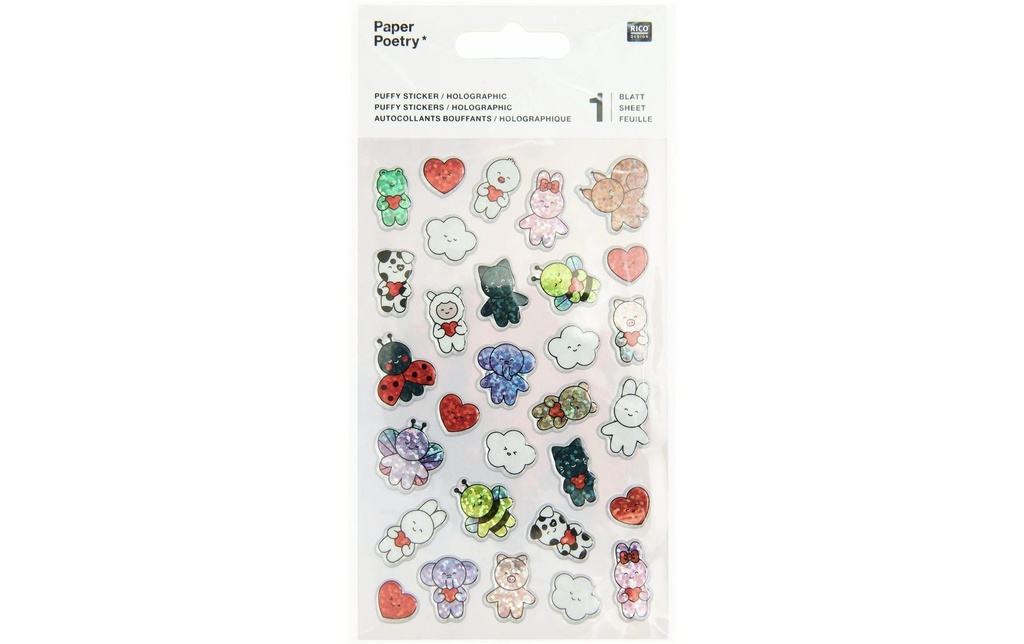 Rico Design Autocollant 3D Chingu 1 Pièce/s
