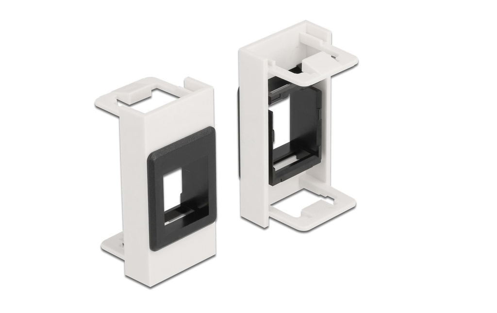 Delock Support Keystone de module Easy 45 blanc / noir