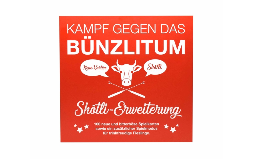 Kampfhummel Party game Kampf gegen das Bünzlitum: Shötli-Erweiterung