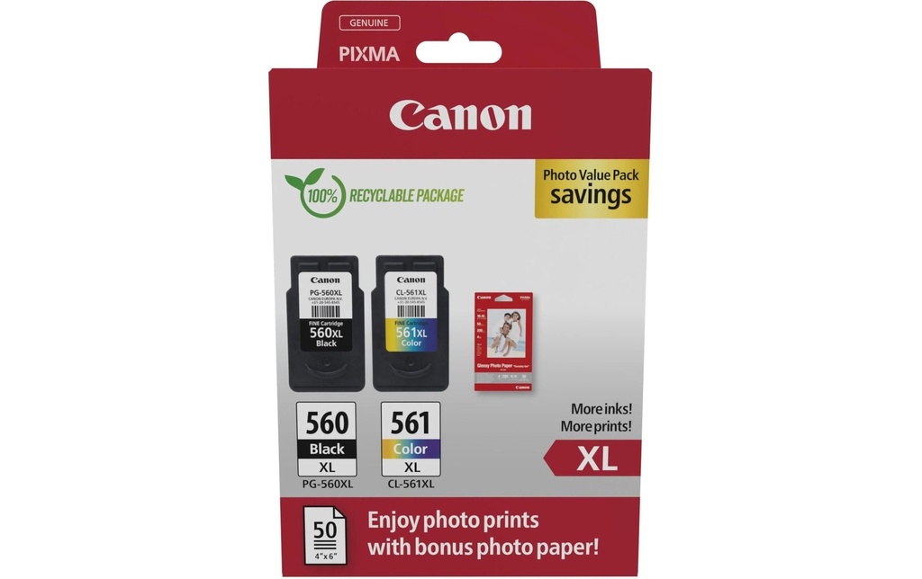 Canon Encre PG-560XL + CL-561XL / 3712C004