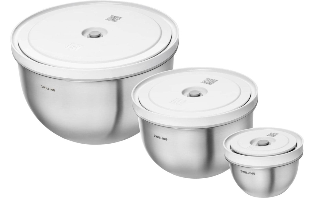 Zwilling Contenant pour Systèmes de mise sous vide Set de 6 pièces Fresh & Save, acier inoxydable