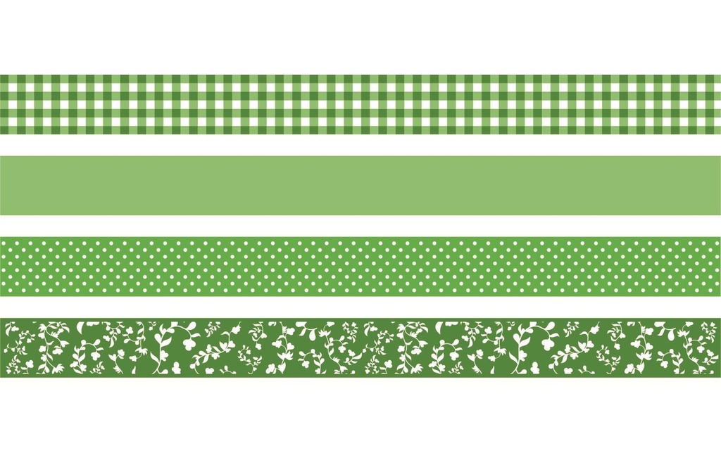 Heyda Ruban Washi Colour Code Kiwi Vert