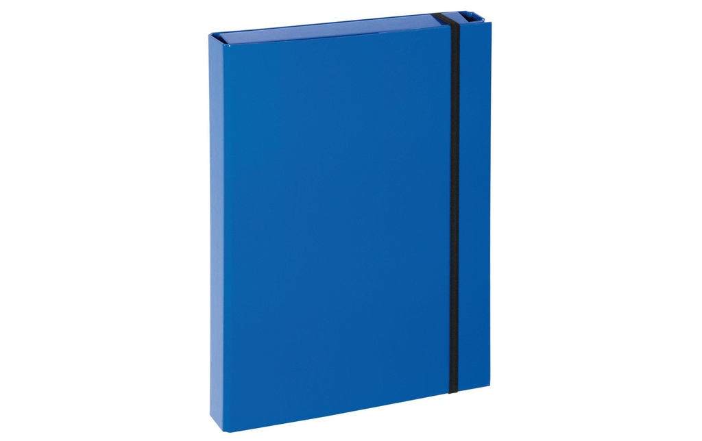 Pagna Portfolio à ruban élastique A4 Basic Bleu