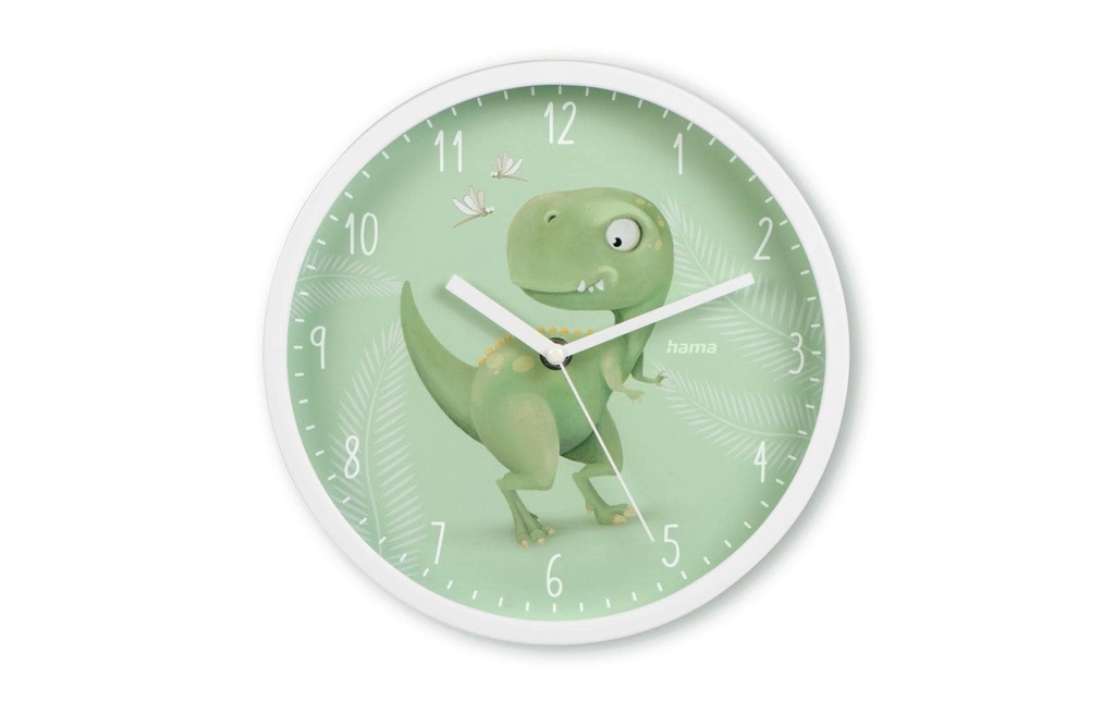 Hama Horloge murale Cebu Ø 25 cm, Vert/Blanc