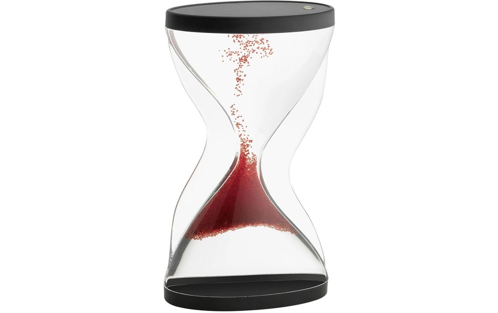 TFA Dostmann Sablier Noir/Rouge, 10 min