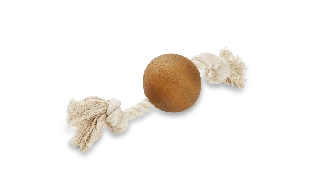 Wolters Jouet pour chien Balle de jeu Pure Nature sur corde, M, 22 cm