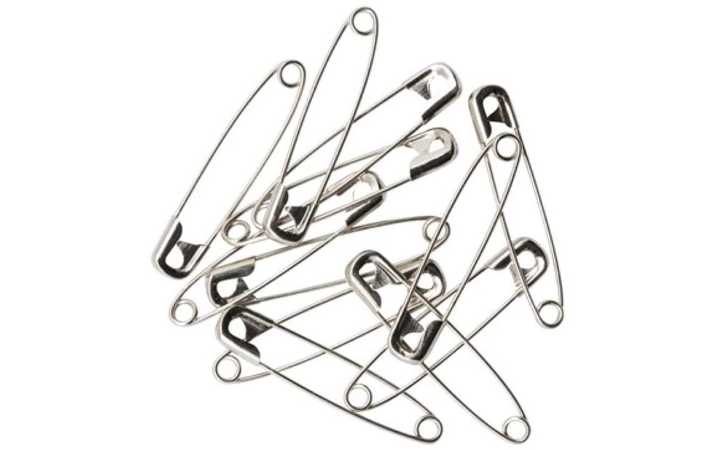 Glorex Epingle de sûreté 45 mm, 12 pièces