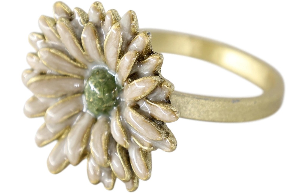 Chic Antique Rond de serviette Fleur Doré