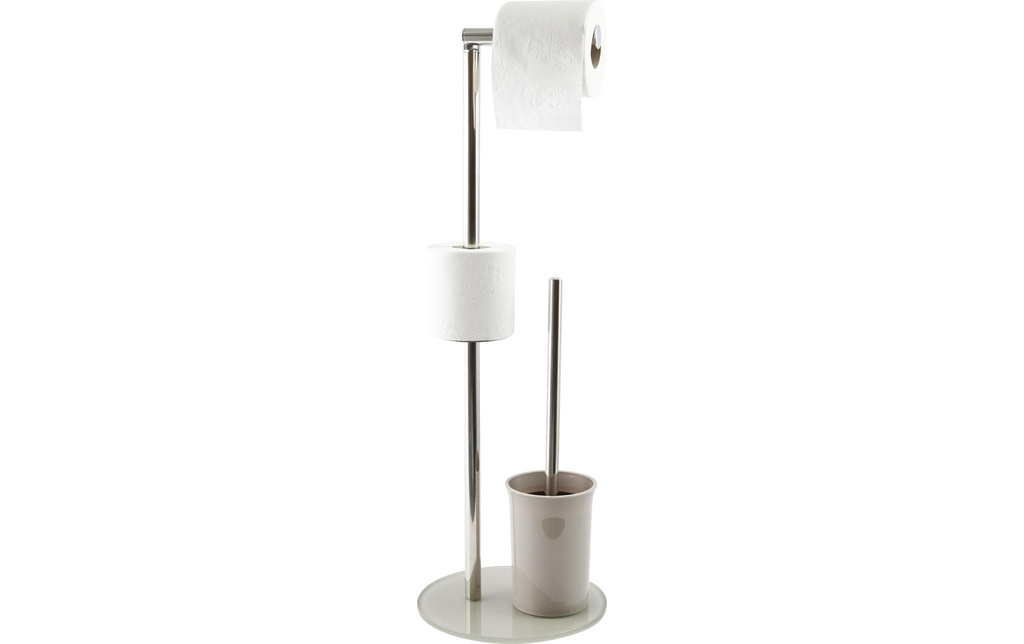 MSV Accessoires pour toilette Taupe