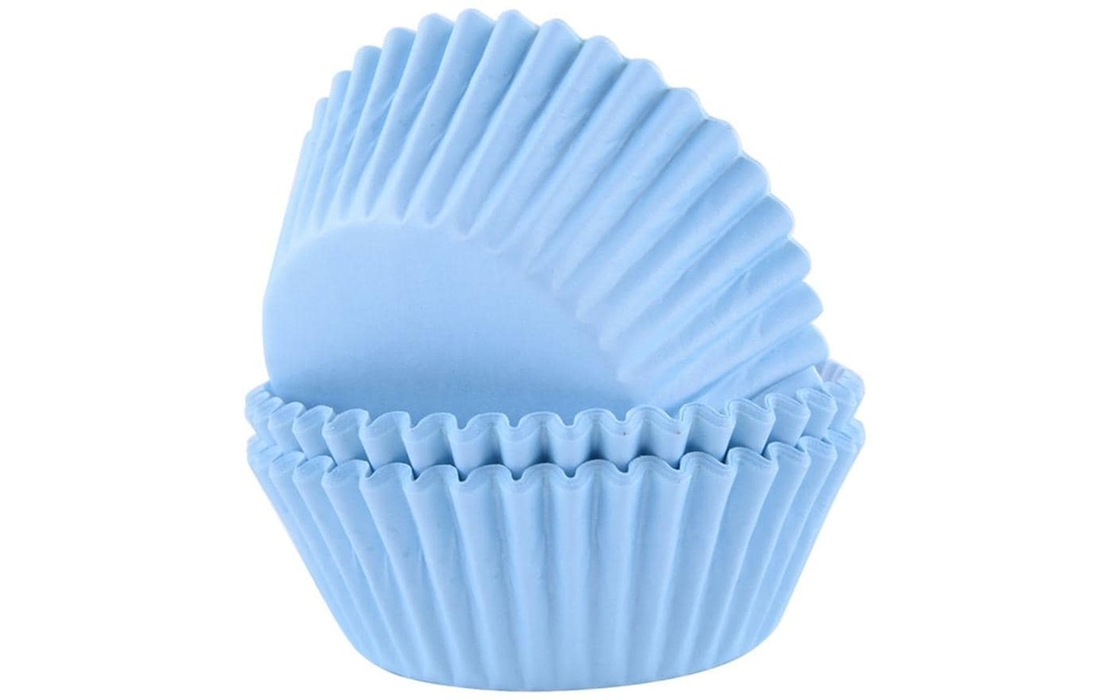 PME Moule à cupcakes Bleu clair, 60 Pièce/s