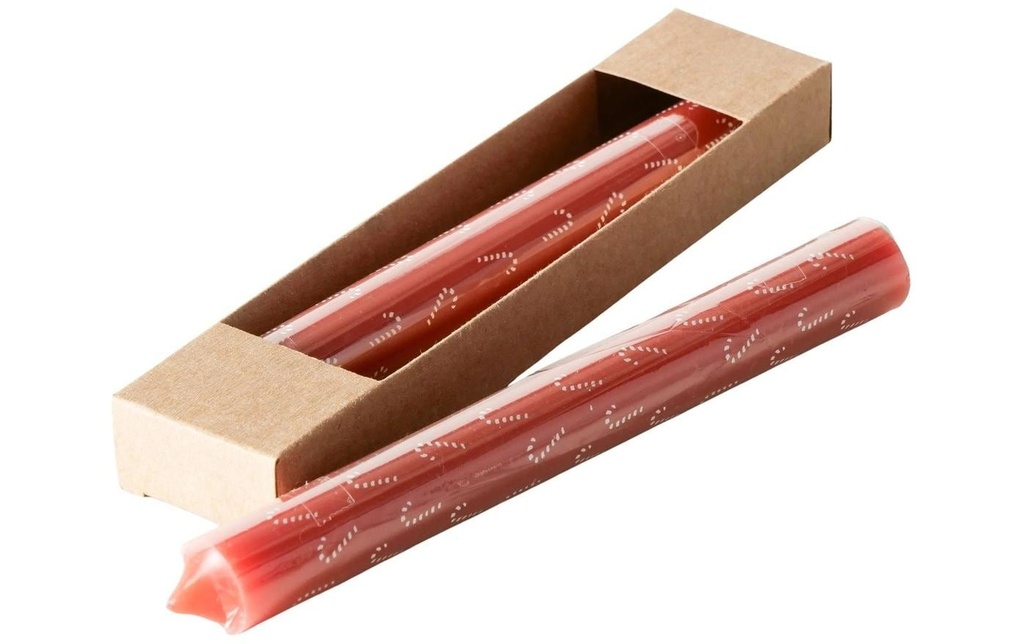 Boltze Bougie de Noël  Candise 2 pièces, rouge